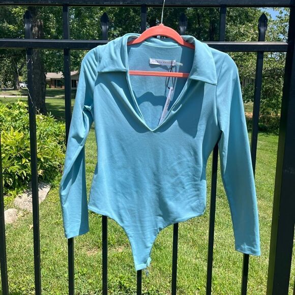 Susana Monaco Collared Bodysuit NWT - Picture 8 of 10